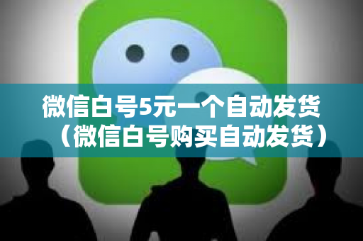微信白号5元一个自动发货（微信白号购买自动发货）
