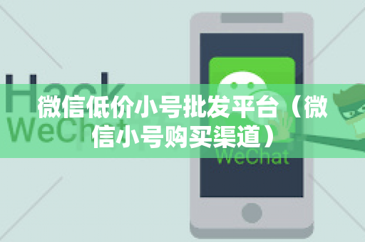 微信低价小号批发平台（微信小号购买渠道）