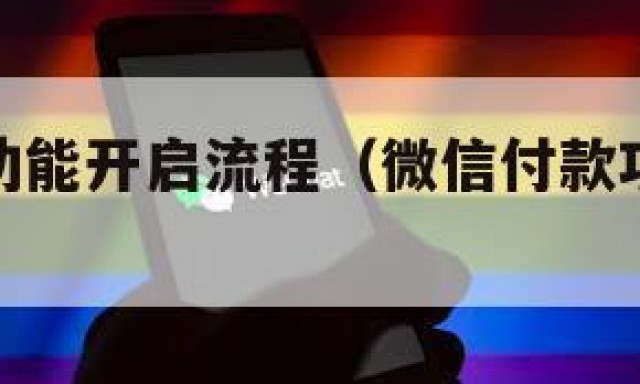 微信付款功能开启流程（微信付款功能开启流程是什么）
